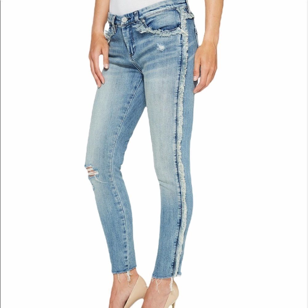 Blank NYC fray for days skinny jeans